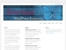 Tablet Screenshot of cleverness.org